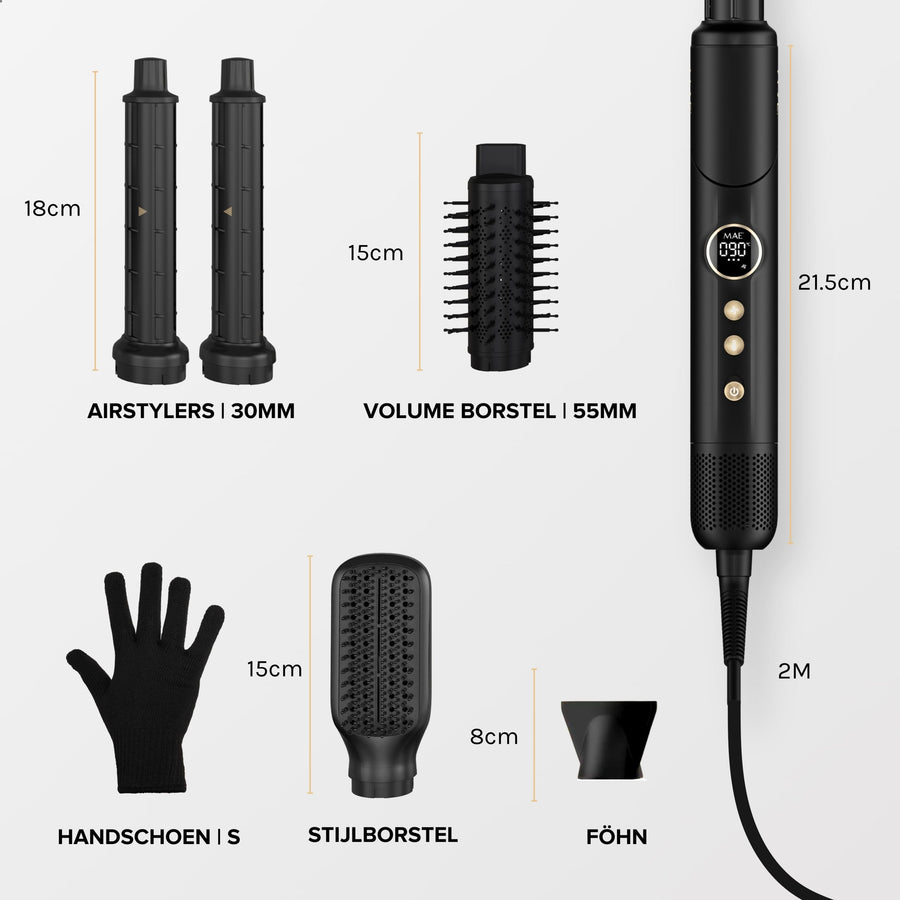 Airstyler Pro II - Zwart + Diffuser