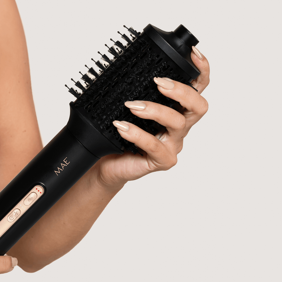 Extra wide, volume borstel, anti-frizz, keramische opzetstukken