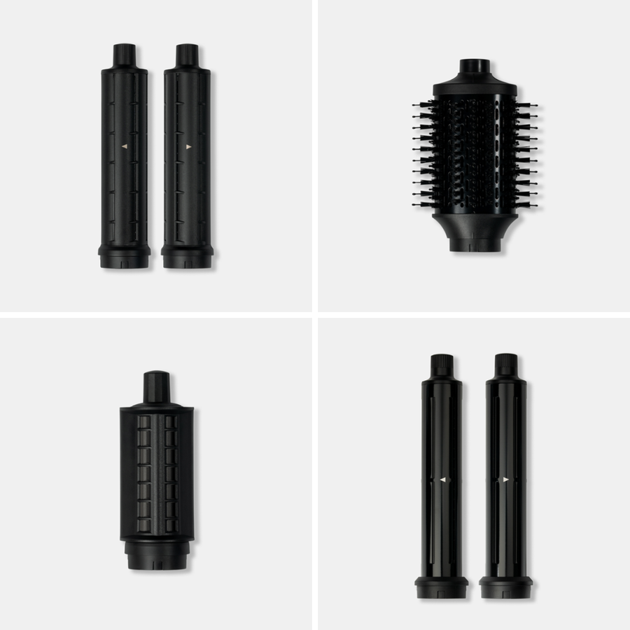 Extra wide, volume borstel, anti-frizz, keramische opzetstukken